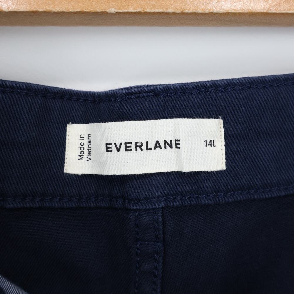 NWT Everlane The Utility Barrel Pant High Rise In Navy Blue Size 14 Tall - Picture 7 of 10